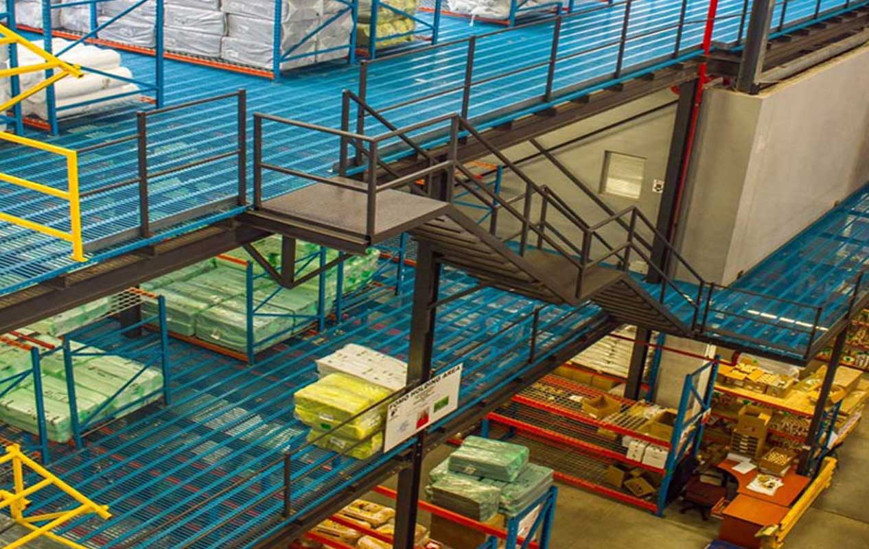 Structural Supported Mezzanine - Palian Racking and Shelving